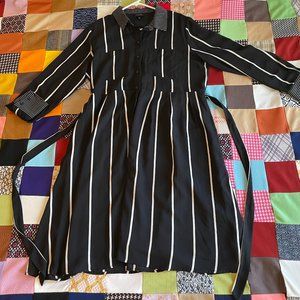 Who What Wear Black Button-Up Shirtdress Sz XXL